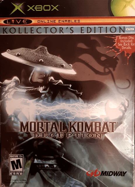 Mortal Kombat Deception box art for Xbox